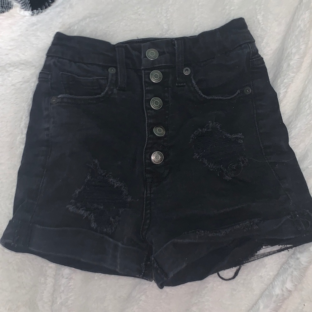 Aeropostale Black Jean shorts